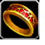 Flame Red Ring of Stone
