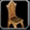 Pointed Back Wooden Chair